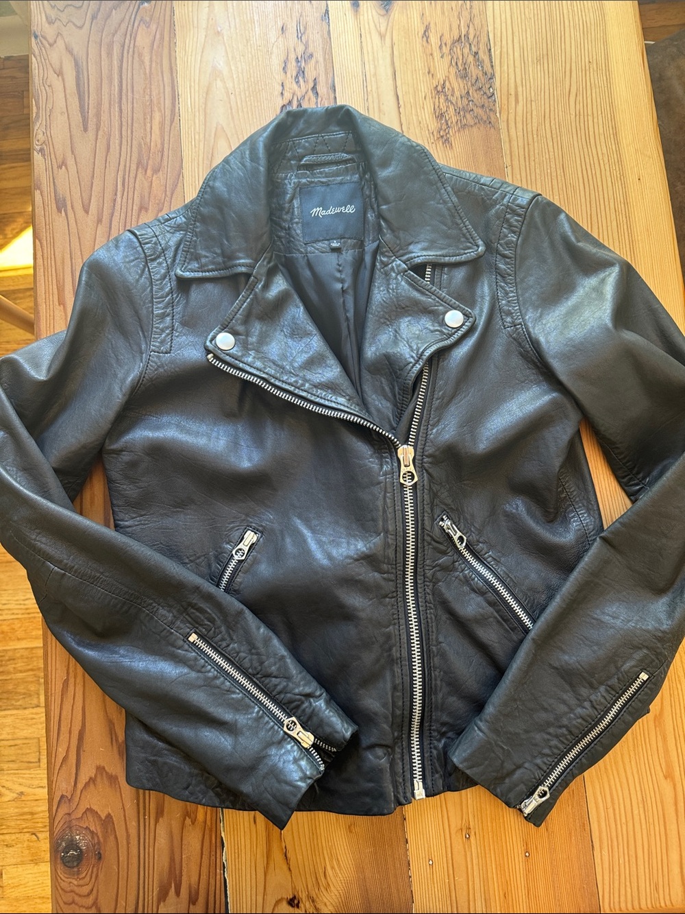 Madewell leather moto jacket